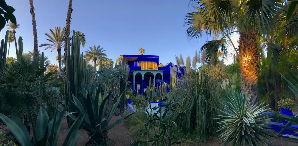 Majorelle Jardin hiša Marakeš Maroko