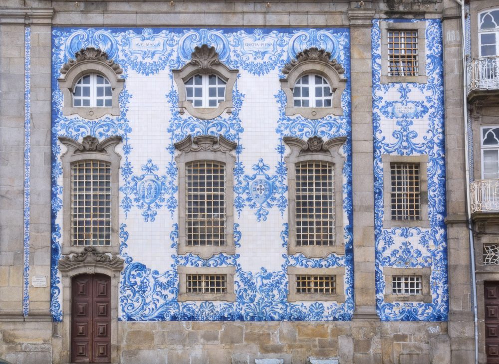 Cerkev Carmo, azulejos, Portugalska