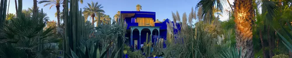 Majorelle Jardin hiša Marakeš Maroko