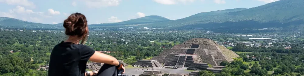 Mehika, pogled na Teotihuacan